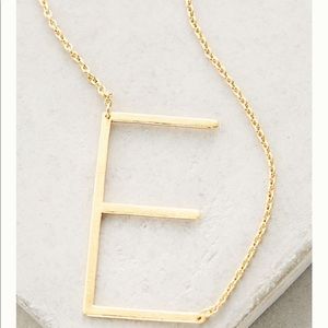 Anthropologie initial necklace